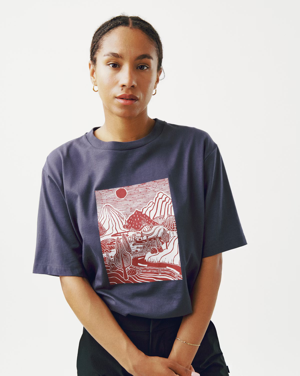 Pas Normal Studios Off-Race Graphic T-shirt Steel