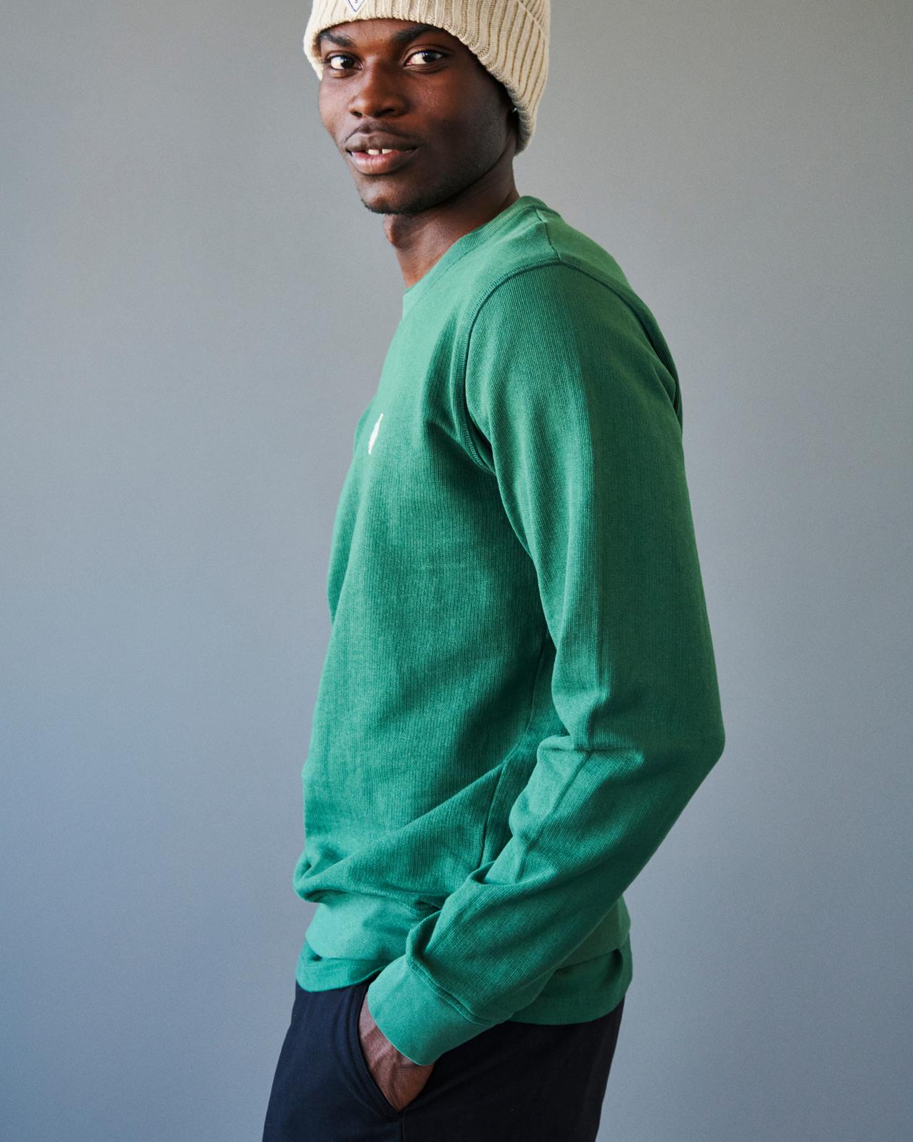 PAS NORMAL STUDIOS Off-Race Patch Long Sleeve T-Shirt - Pine Green