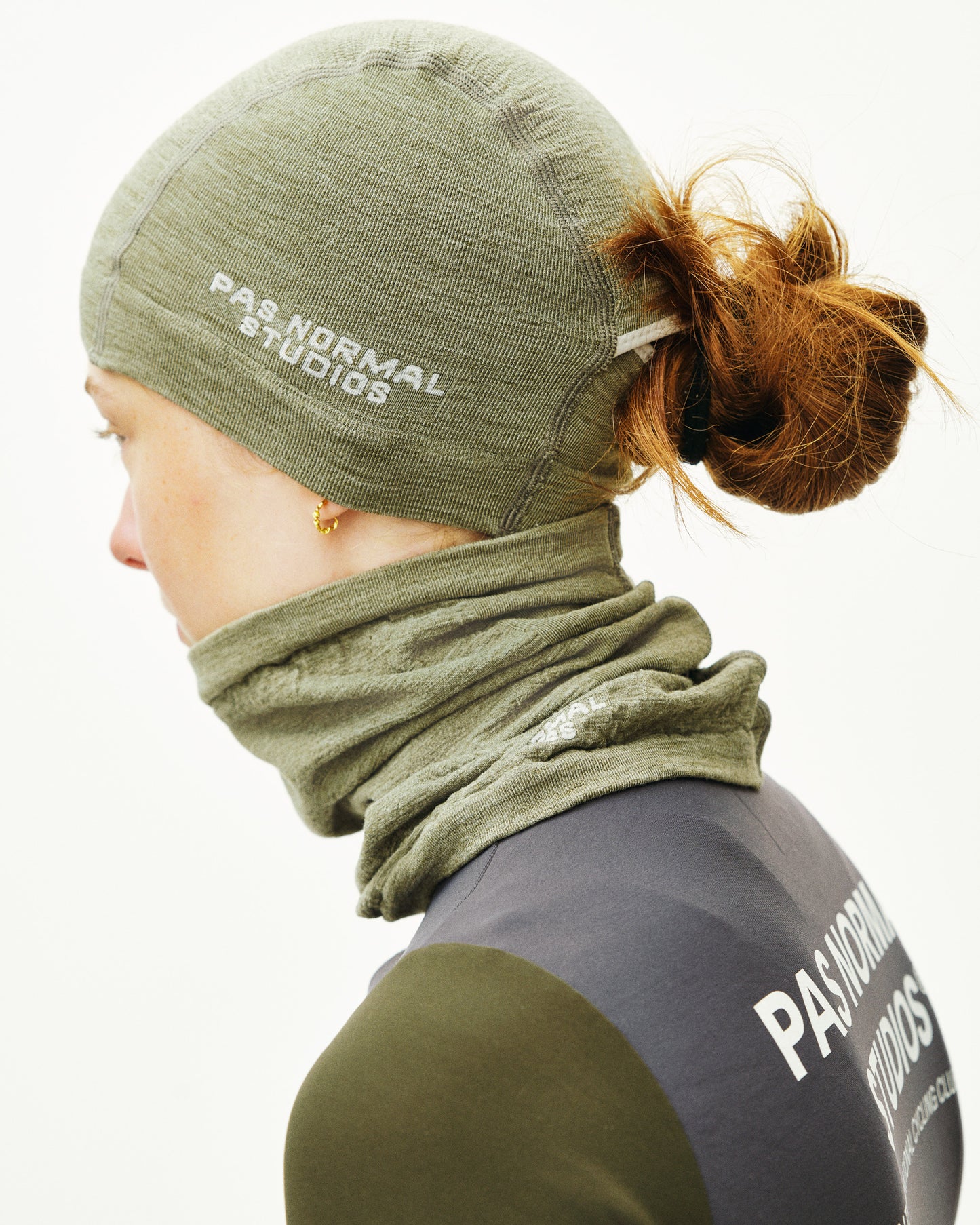 Pas Normal Studios Logo Merino Knit Beanie Earth