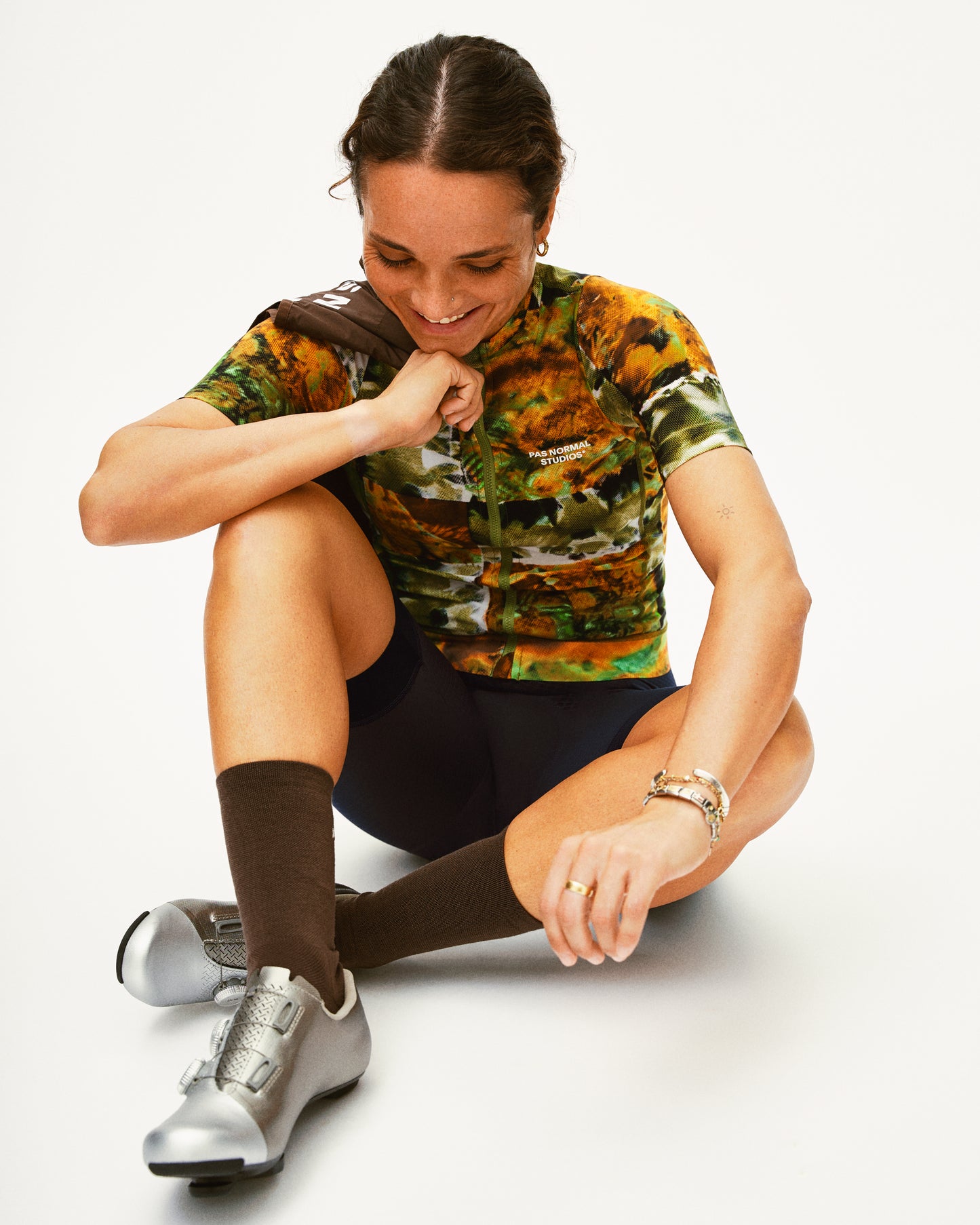 PAS NORMAL STUDIOS Women's Essential Jersey Kaleidoscope Green