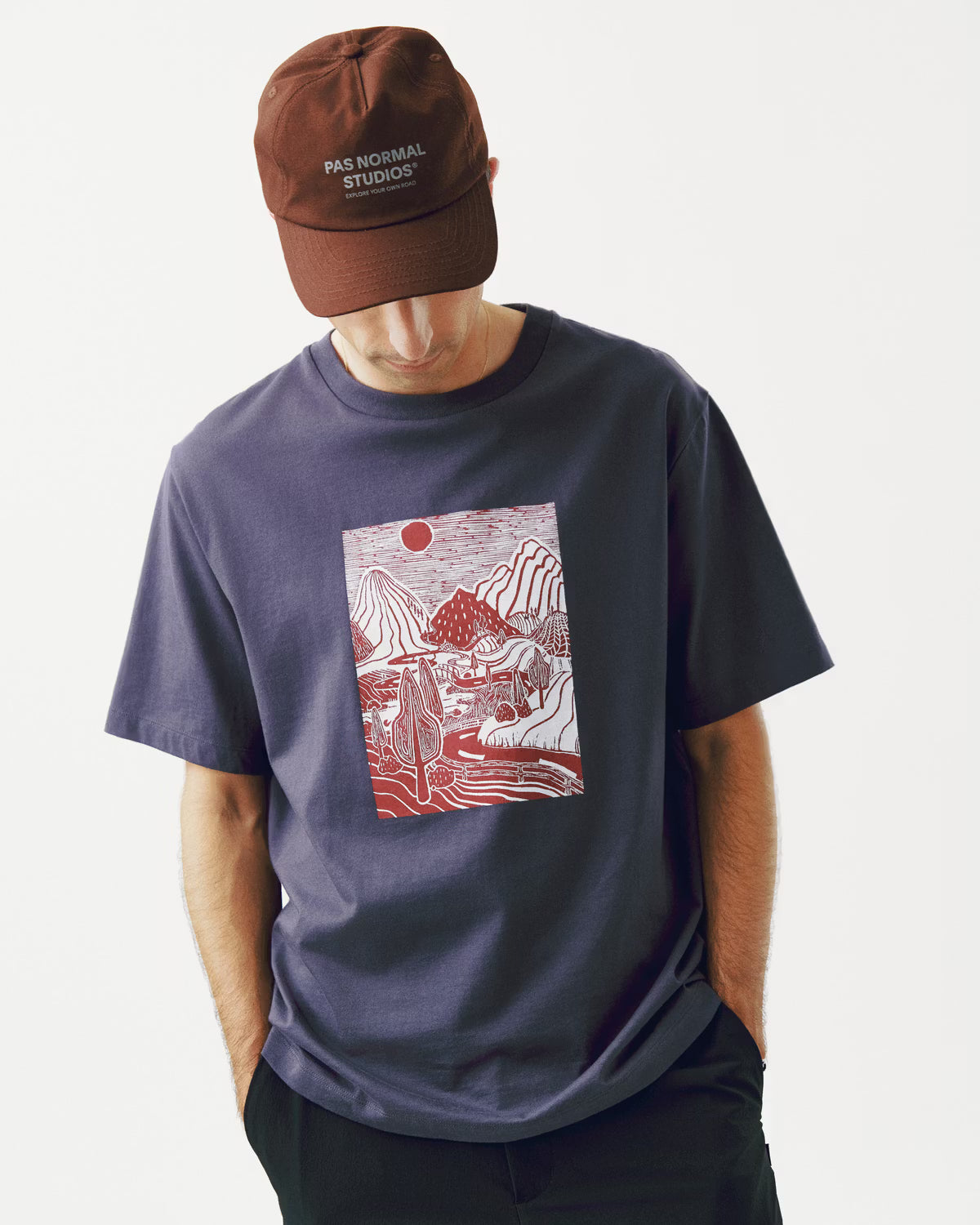 Pas Normal Studios Off-Race Graphic T-shirt Steel