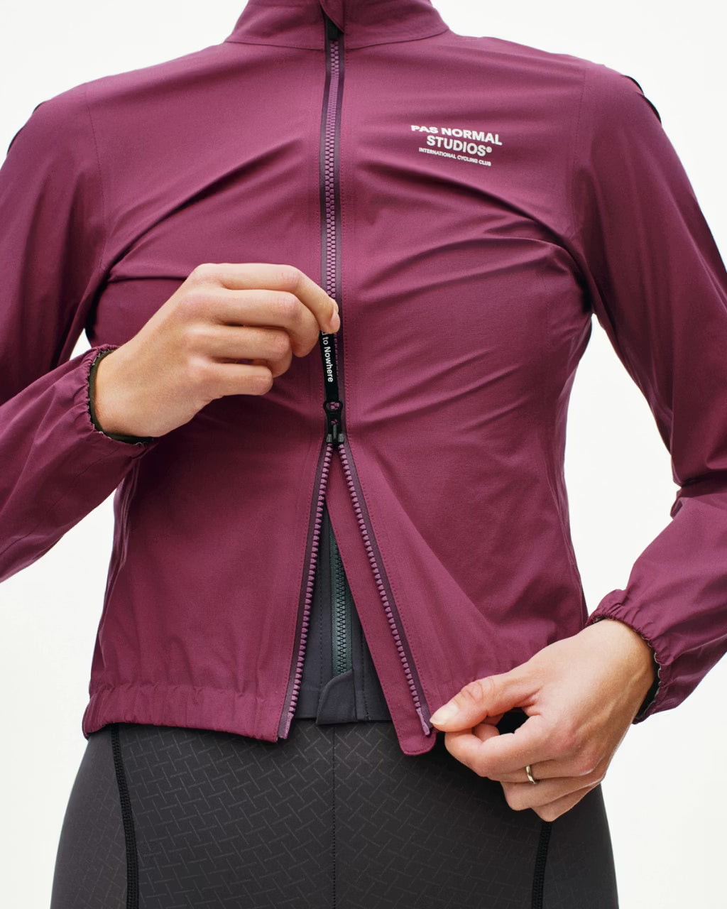 PAS NORMAL STUDIOS Women's Mechanism  Rain Jacket - Plum