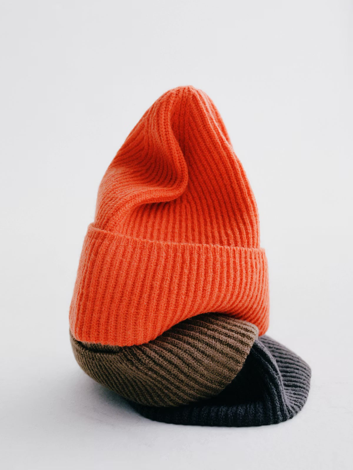 Pas Normal Studios Off-Race Merino Knit Beanie - Copper Orange