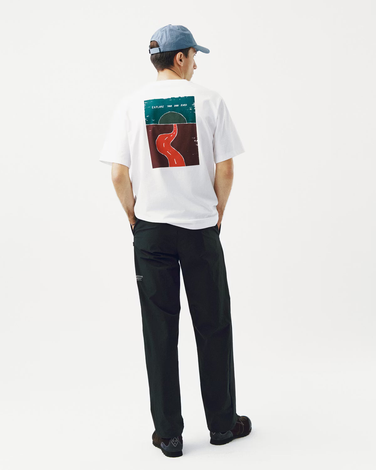 Pas Normal Studios Off-Race Graphic T-shirt Maroon