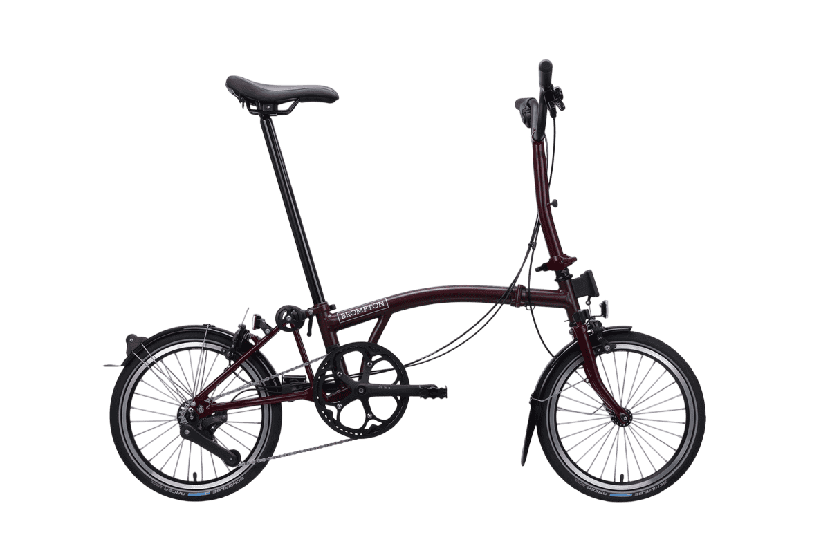 Rower składany Brompton C-Line 4s Red Plum