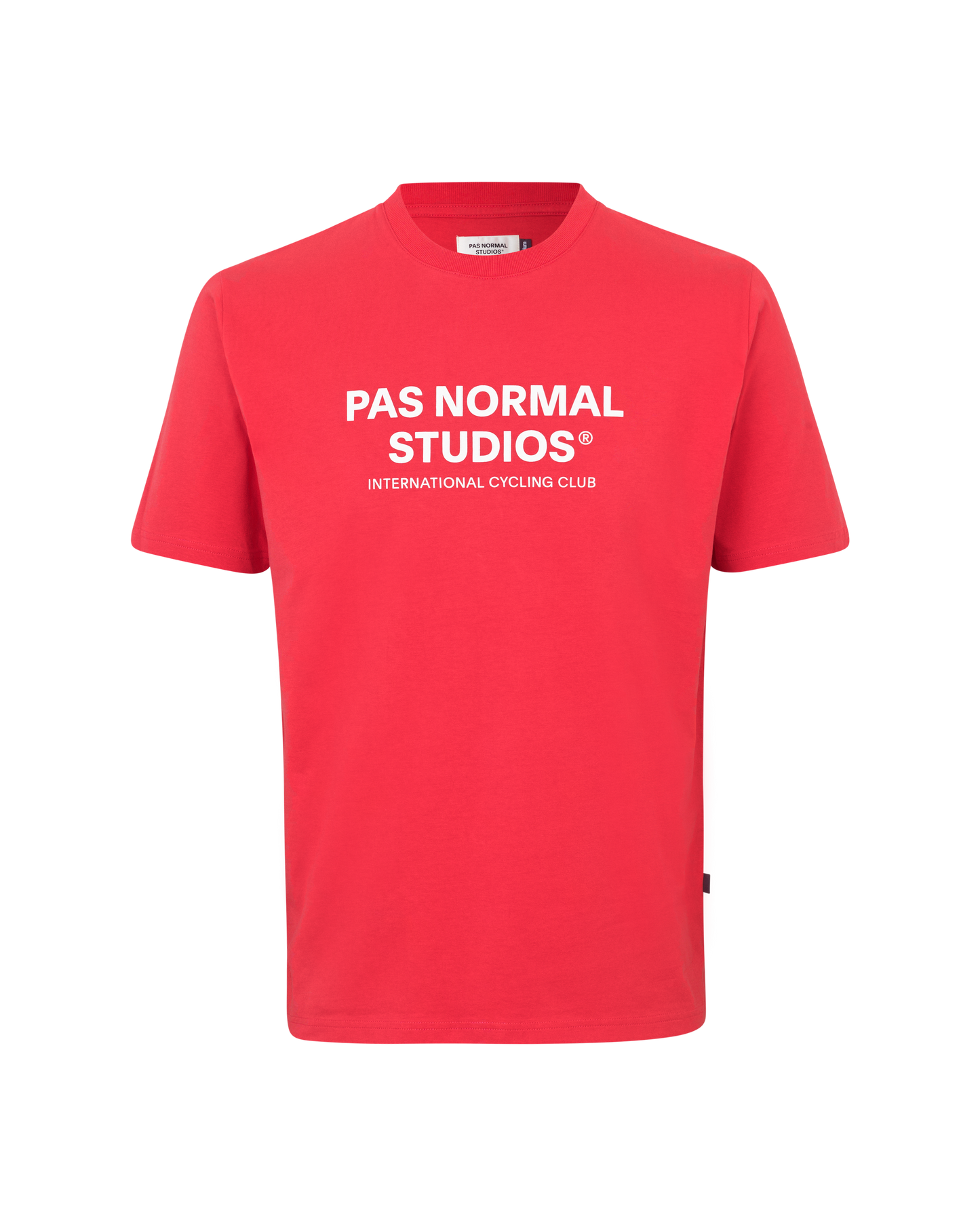 PAS NORMAL STUDIOS Off-Race Logo T-shirt Deep Red