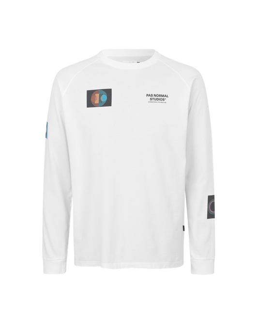 PAS NORMAL STUDIOS T.K.O. Off-Race Long Sleeve T-shirt - White