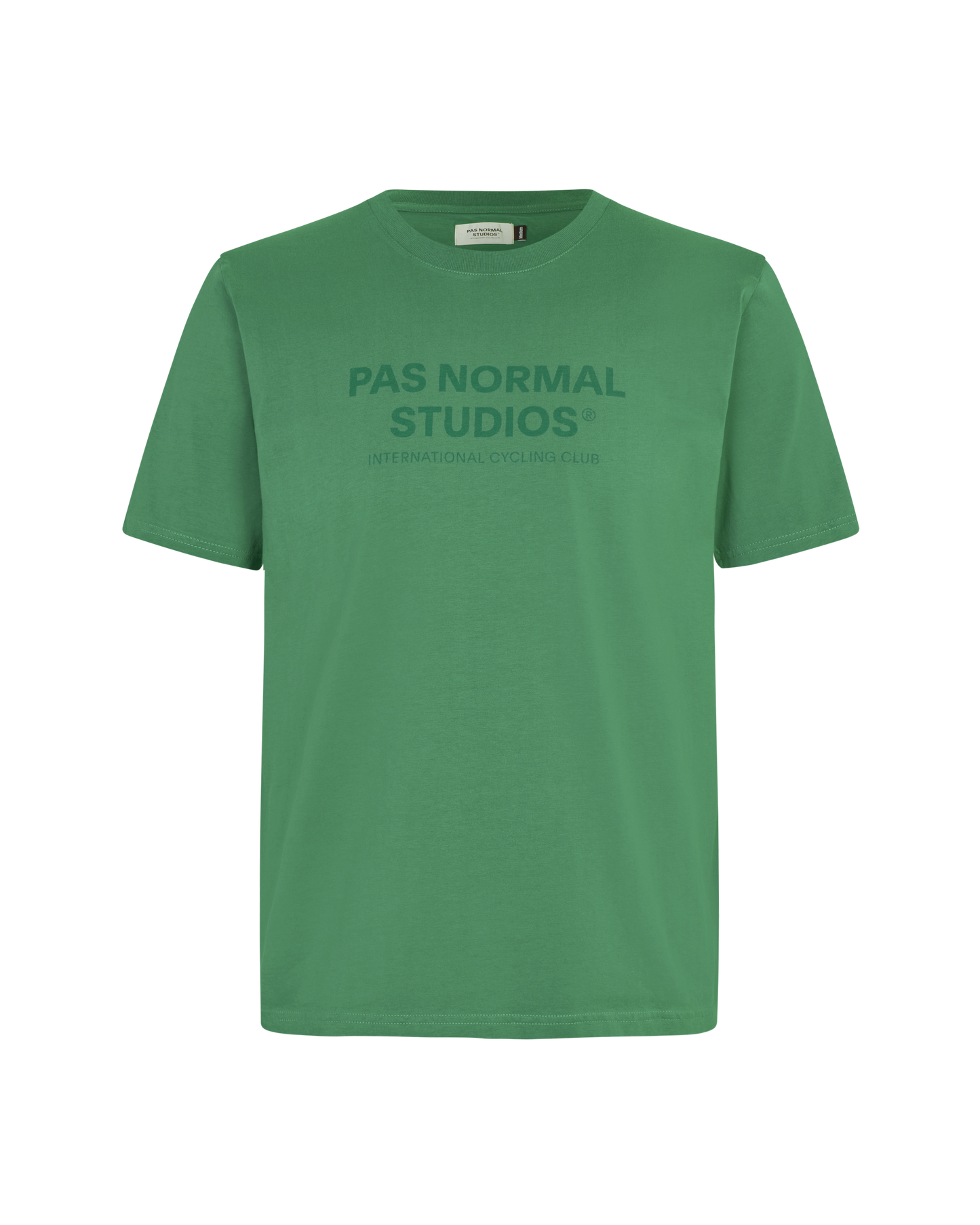 PAS NORMAL STUDIOS Off-Race Logo T-shirt Smoke Green