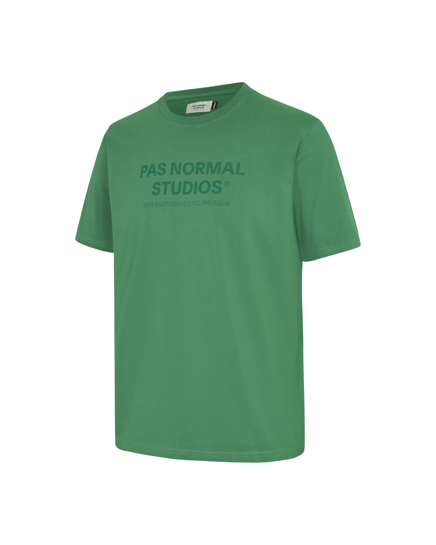 PAS NORMAL STUDIOS Off-Race Logo T-shirt Smoke Green