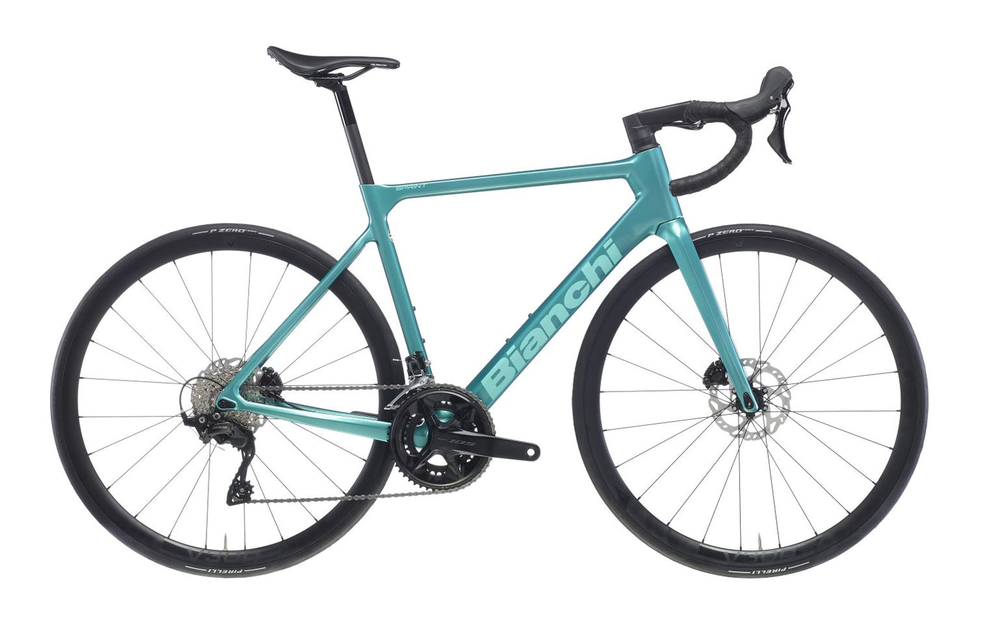 Rower szosowy Bianchi SPRINT DISC 105 12S - Celeste metalic rozmiar 50