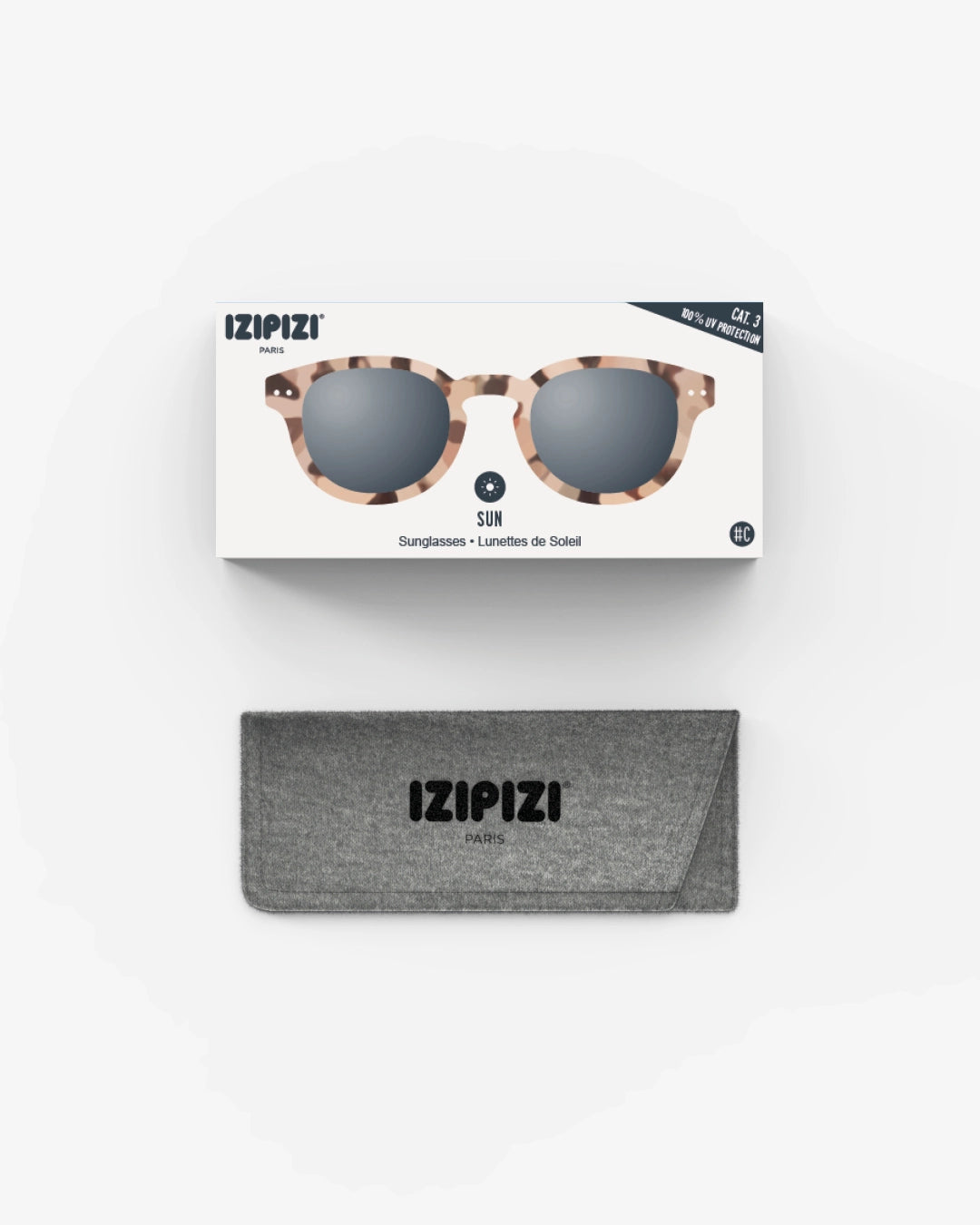 Okulary przeciwsłoneczne Izipizi SUN #C Light Tortoise