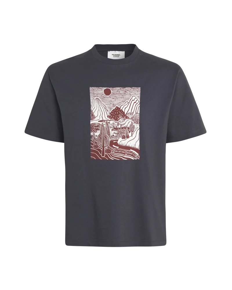 Pas Normal Studios Off-Race Graphic T-shirt Steel