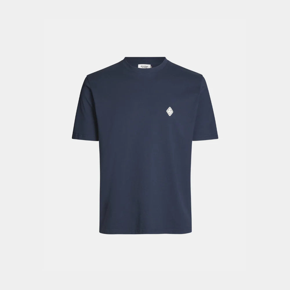 PAS NORMAL STUDIOS Off-Race Patch T-Shirt - navy