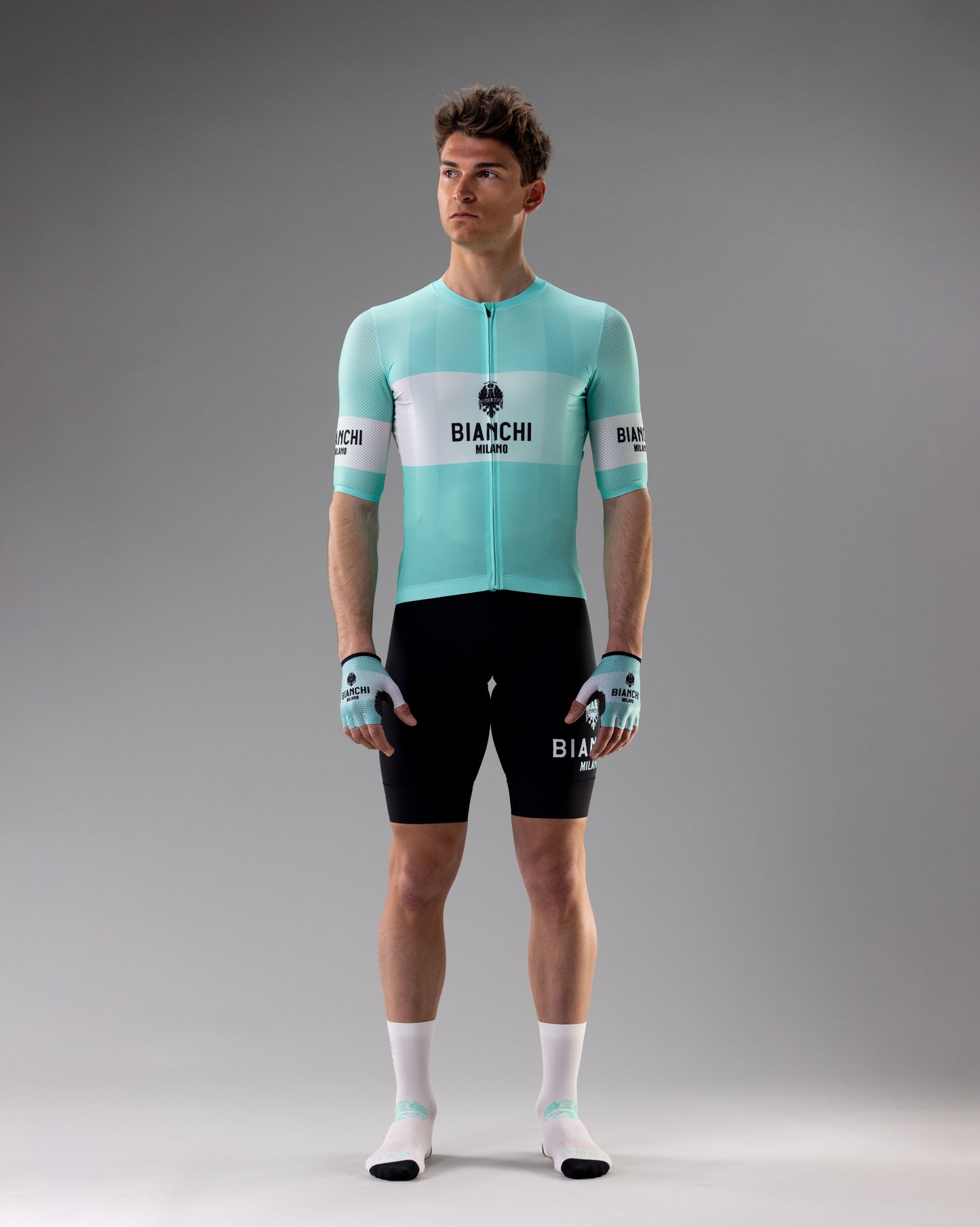BIANCHI REMASTERED SHORT SLEEVE JERSEY - Celeste