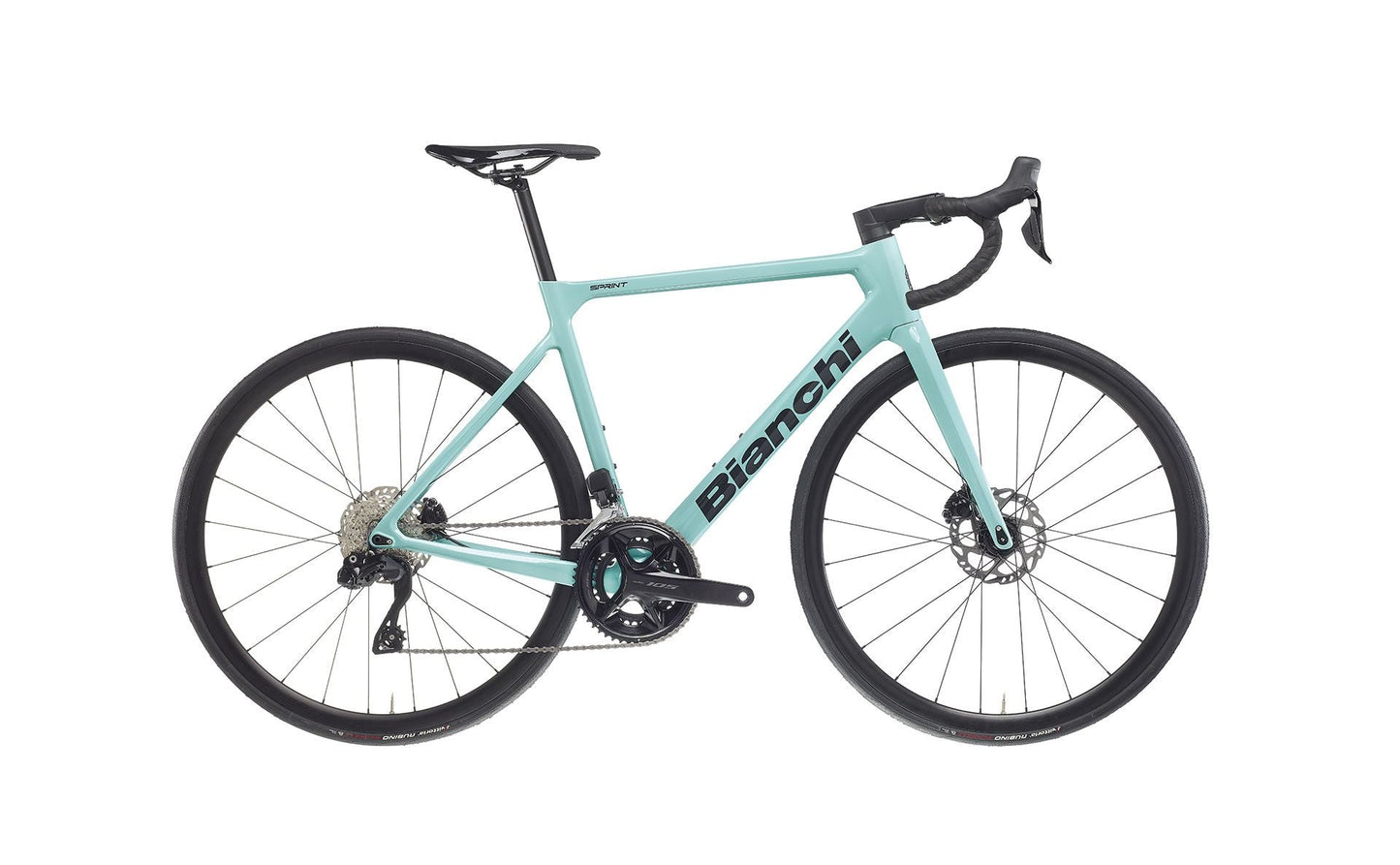 Rower szosowy Bianchi SPRINT DISC 105 12S - Celeste