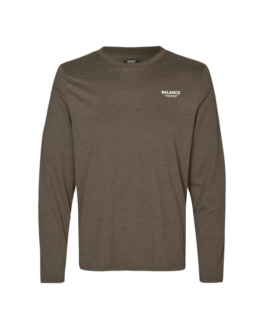 Pas Normal Studios - Balance Long Sleeve T-Shirt - Dusty Brown