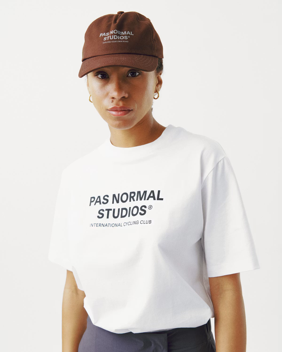Pas Normal Studios Off-Race Cotton Cap Light Brown