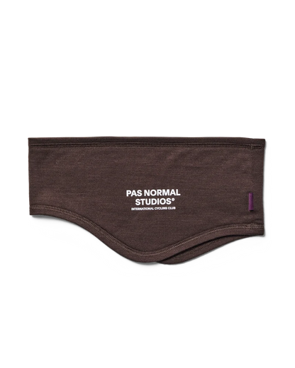 Pas Normal Studios Logo Merino Headband Light Brown