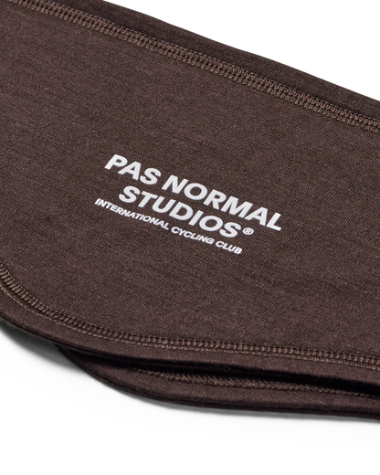 Pas Normal Studios Logo Merino Headband Light Brown