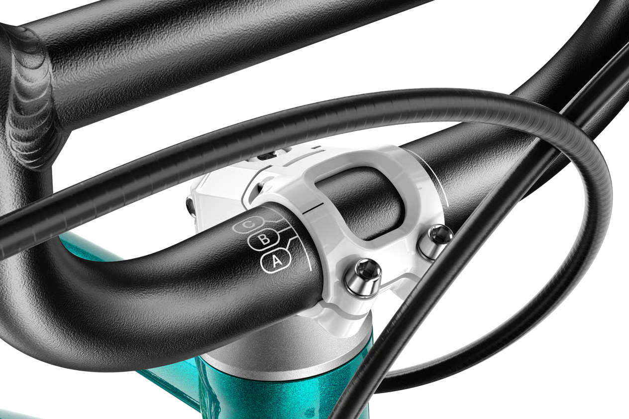 Rower WOOM GO 3 AUTOMAGIC - Metallic turquoise