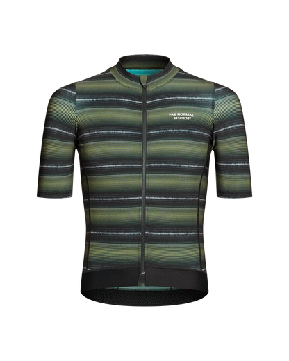 Pas Normal Studios Essential Jersey Light Olive Stripe