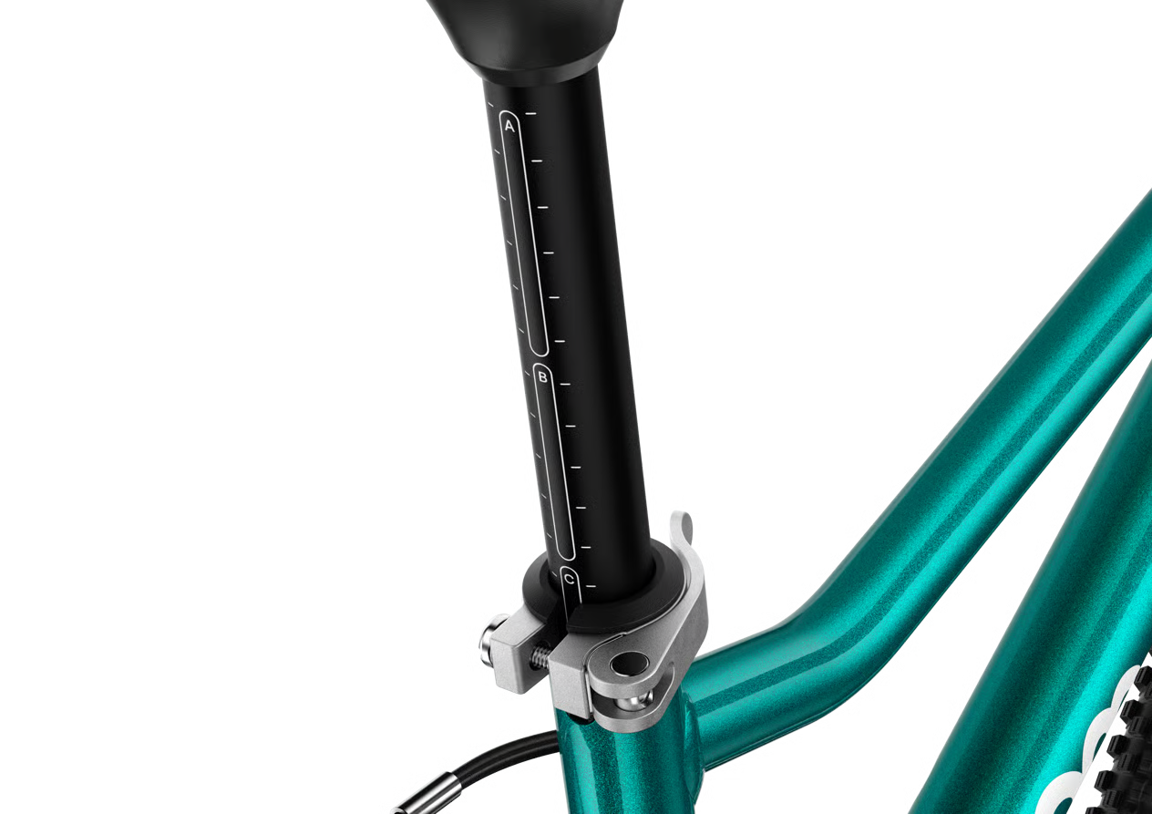 Rower WOOM GO 3 AUTOMAGIC - Metallic turquoise