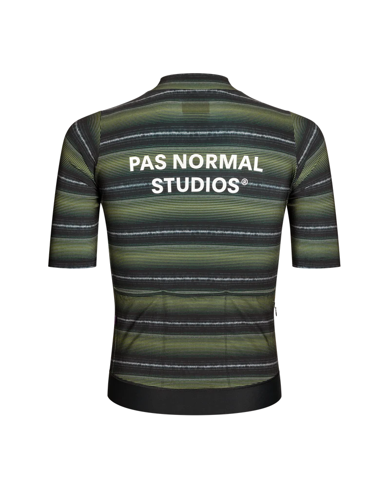 Pas Normal Studios Essential Jersey Light Olive Stripe