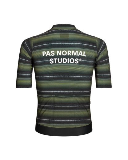 Pas Normal Studios Essential Jersey Light Olive Stripe