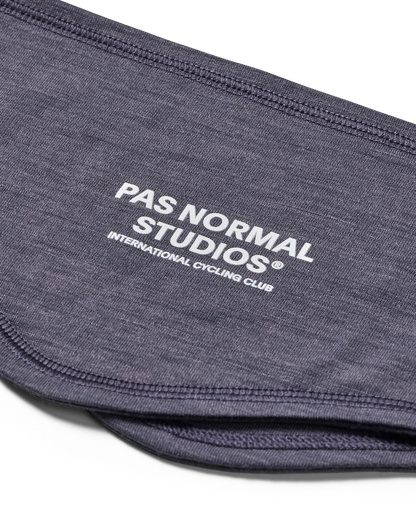 Pas Normal Studios Logo Merino Headband Steel