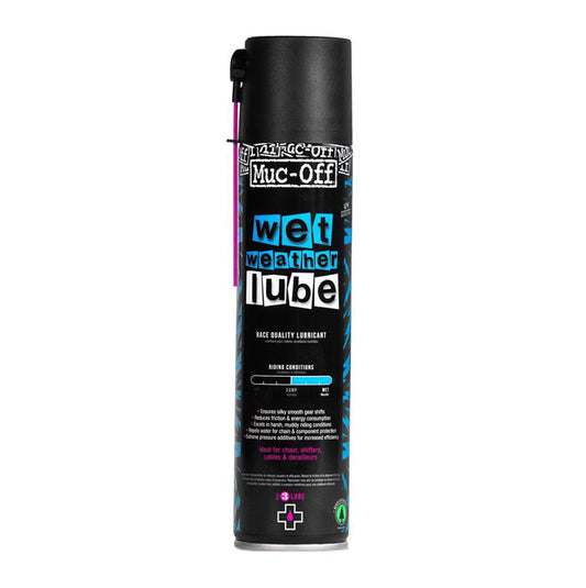 MUC-OFF smar do łańcucha Wet Weather Lube Chain Wax Aerosol 400ml