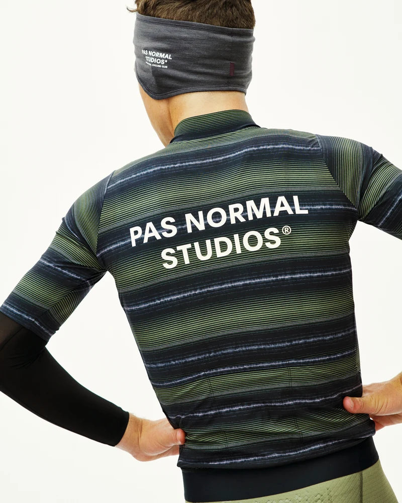 Pas Normal Studios Essential Jersey Light Olive Stripe