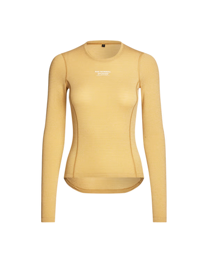 PAS NORMAL STUDIOS Women's Thermal Long Sleeve Baselayer - Camel