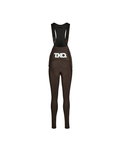 PAS NORMAL STUDIOS T.K.O. Women's Essential Thermal Long Bibs - Dark Purple