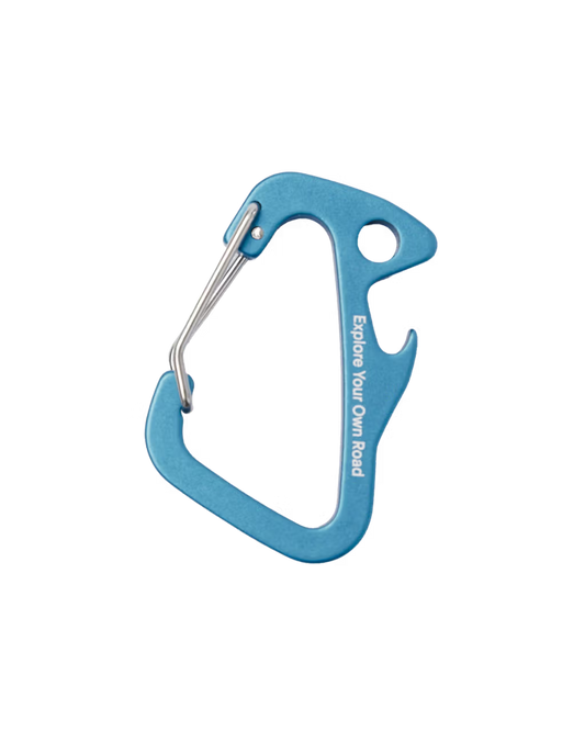 Pas Normal Studios Off-Race Branded Carabiner- Ocean Blue