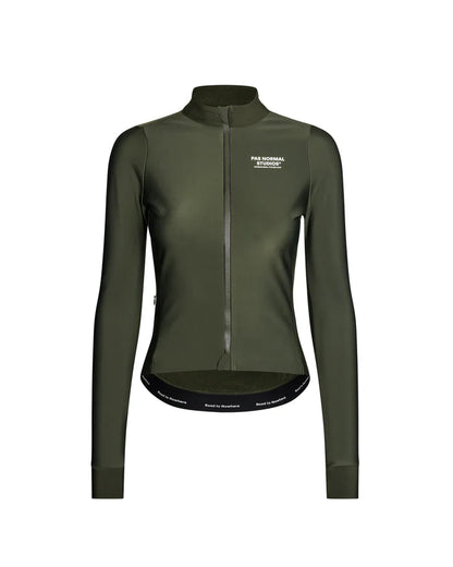 PAS NORMAL STUDIOS Women's Mechanism Thermal Long Sleeve Jersey - Dark Olive