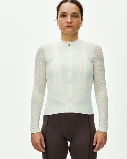 Pas Normal Studios Women's Essential Light Long Sleeve Jersey - Off White