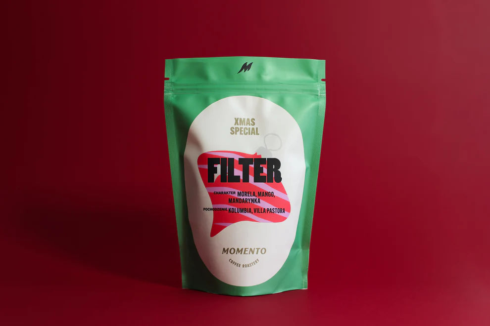 Kawa Momento XMAS FILTER Kolumbia, Finca Villa Pastora 250g