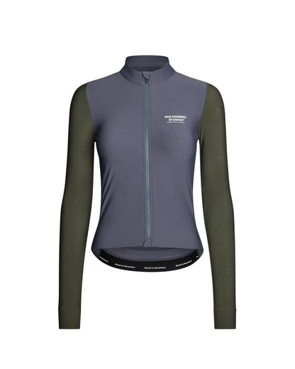 PAS NORMAL STUDIOS Women's Mechanism Long Sleeve Jersey - Steel / Dark Olive