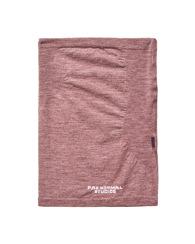 Pas Normal Studios Logo Merino Knit Necktube Maroon