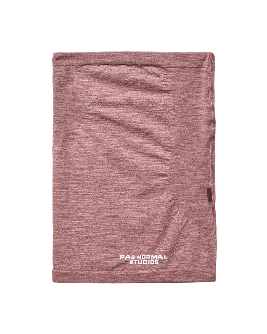 Pas Normal Studios Logo Merino Knit Necktube Maroon