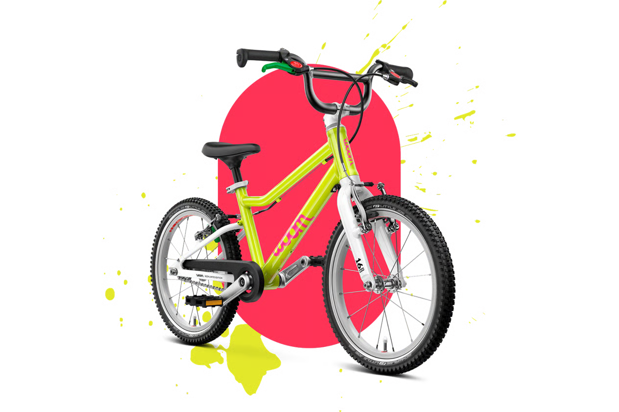 Rower WOOM GO 3 AUTOMAGIC - Neon lime