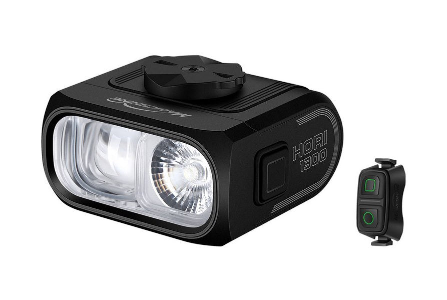 Lampka przednia MAGICSHINE HORI 1300 DUAL MOUNTED 1300 lumenów, z pilotem, bez uchwytu
