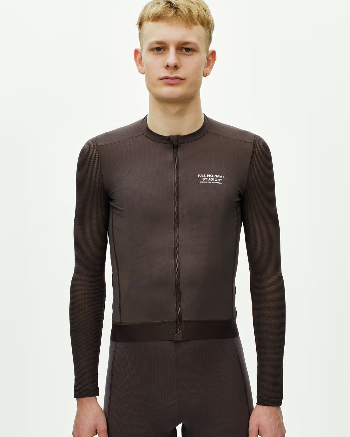 Pas Normal Studios Essential Light Long Sleeve Jersey - Dark Purple
