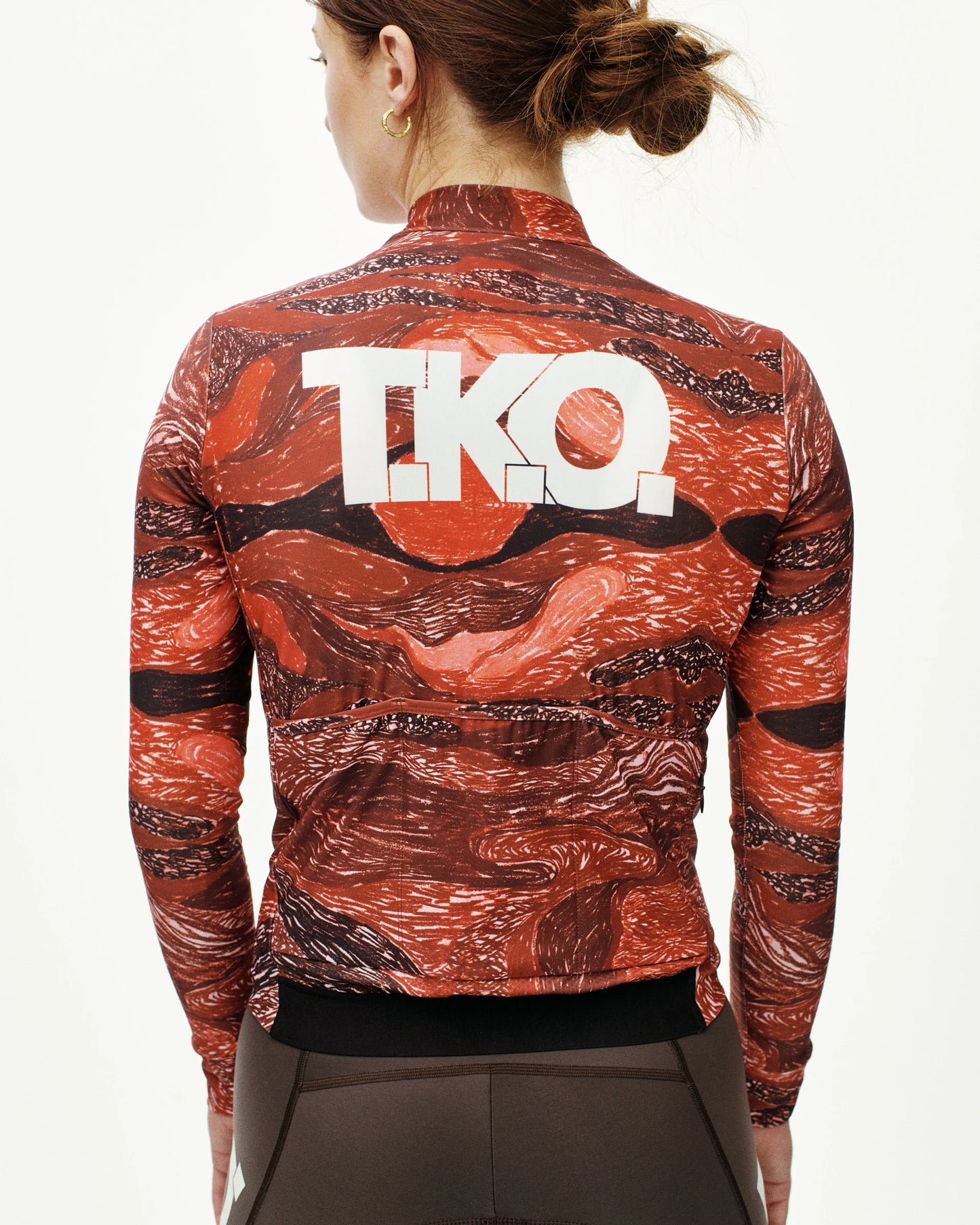 Pas Normal Studios T.K.O. Women's Mechanism Long Sleeve Jersey - TKO Red