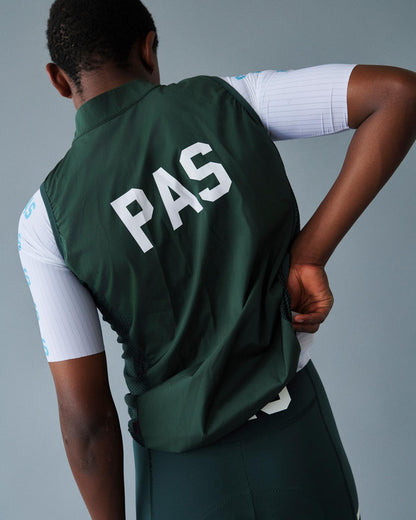 PAS NORMAL STUDIOS PAS Mechanism Stow Away Gilet - Petroleum