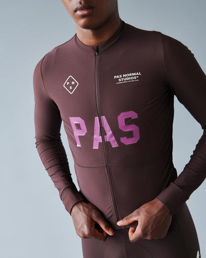 PAS NORMAL STUDIOS PAS Mechanism Pro Long Sleeve Jersey - Dark Red