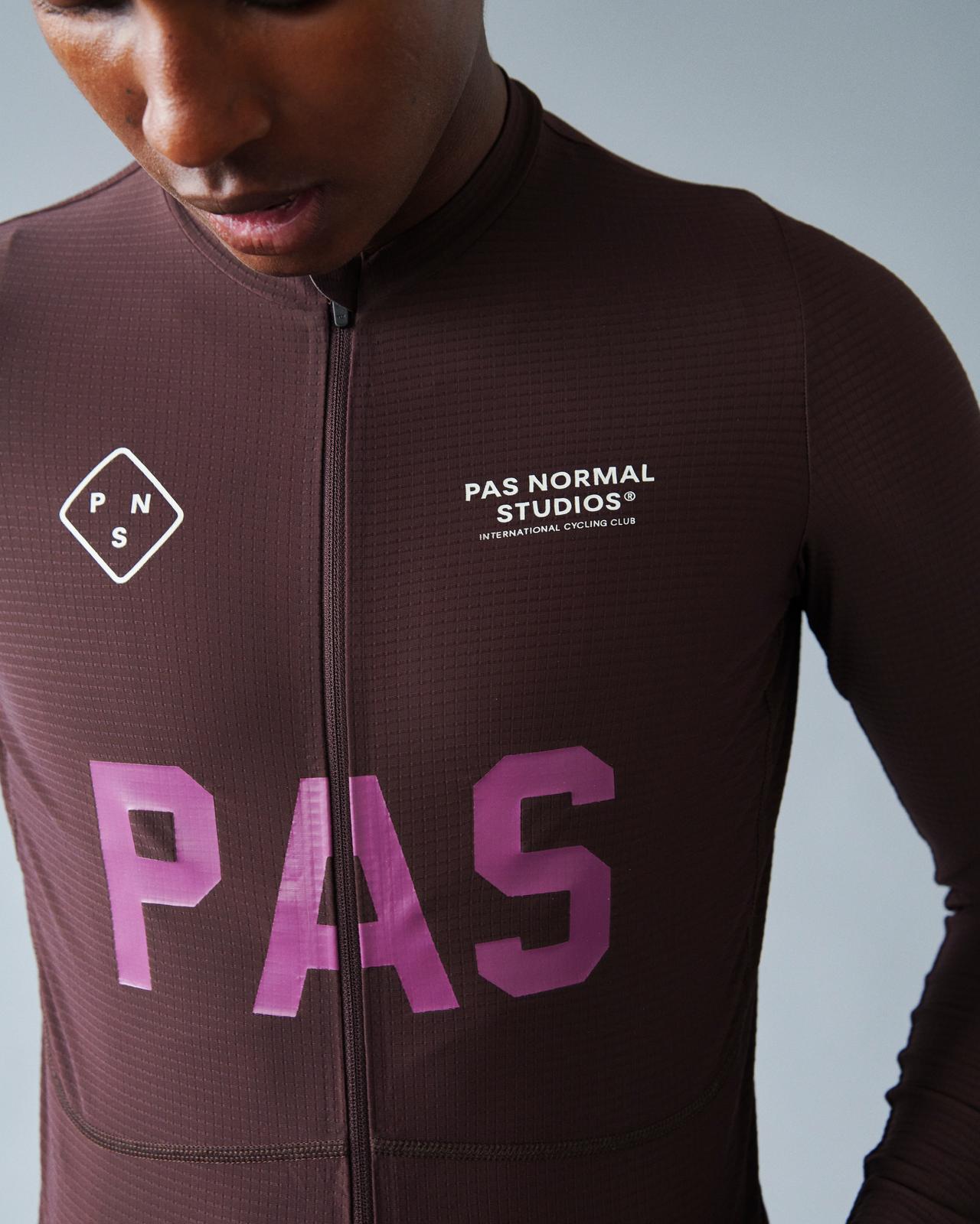 PAS NORMAL STUDIOS PAS Mechanism Pro Long Sleeve Jersey - Dark Red