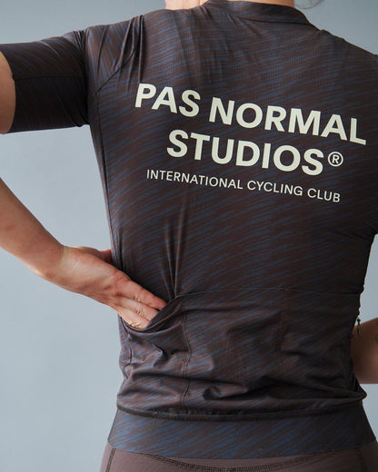 Pas Normal Studios Women's Solitude Jersey - Dark Navy / Light Brown