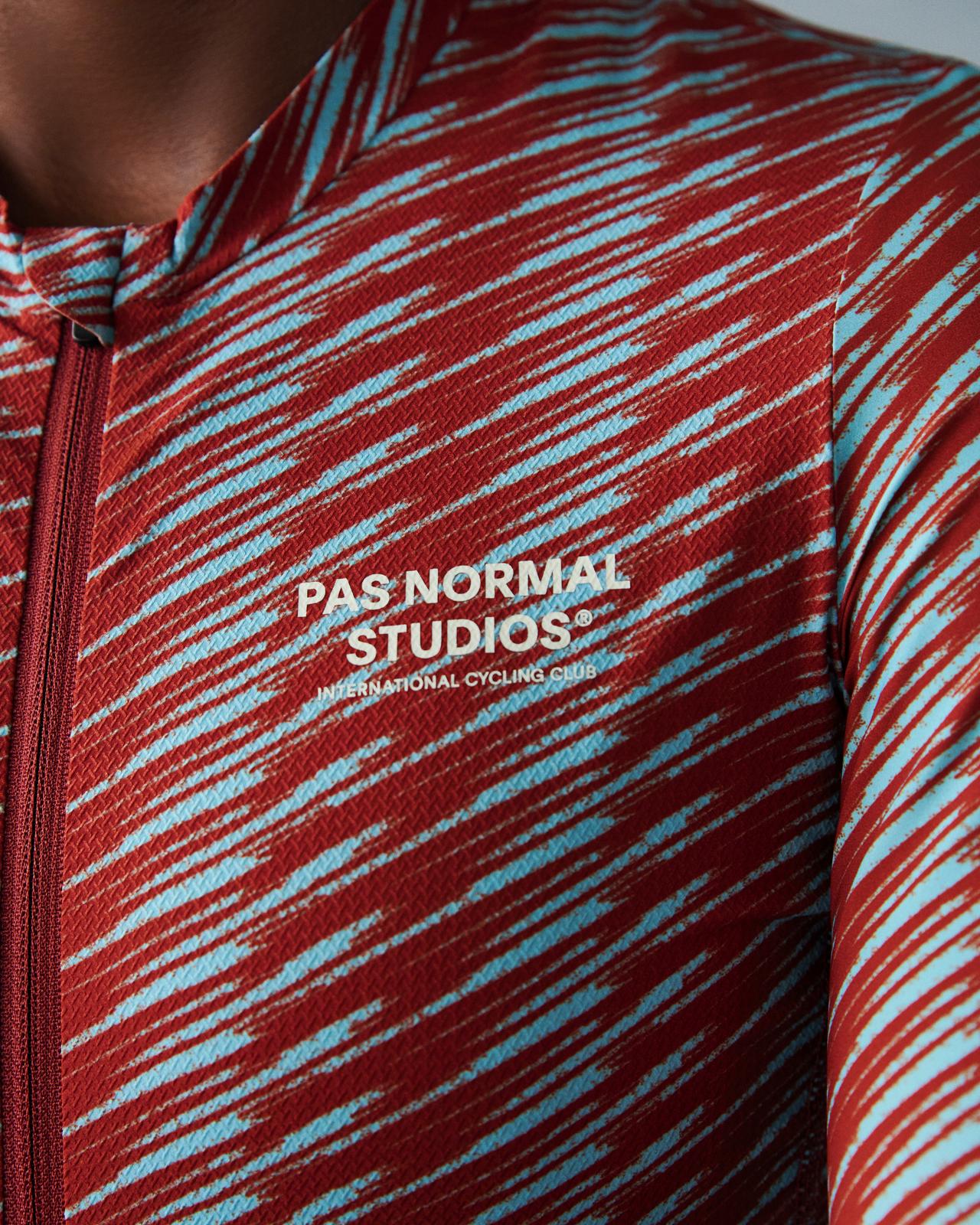 Pas Normal Studios Men's Solitude Jersey - Sky Blue / Brick