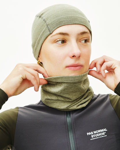 Pas Normal Studios Logo Merino Knit Beanie Earth